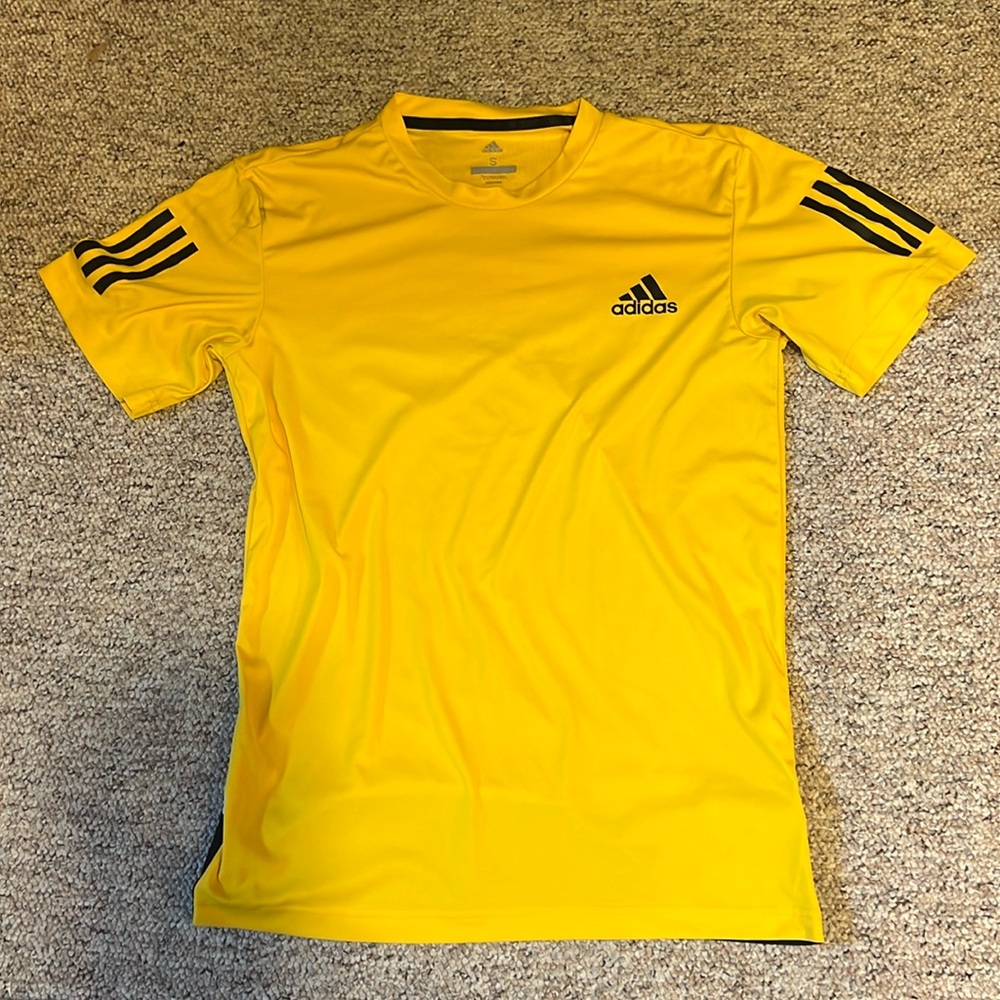 Adidas Yellow Climacool Men’s Tennis Tee